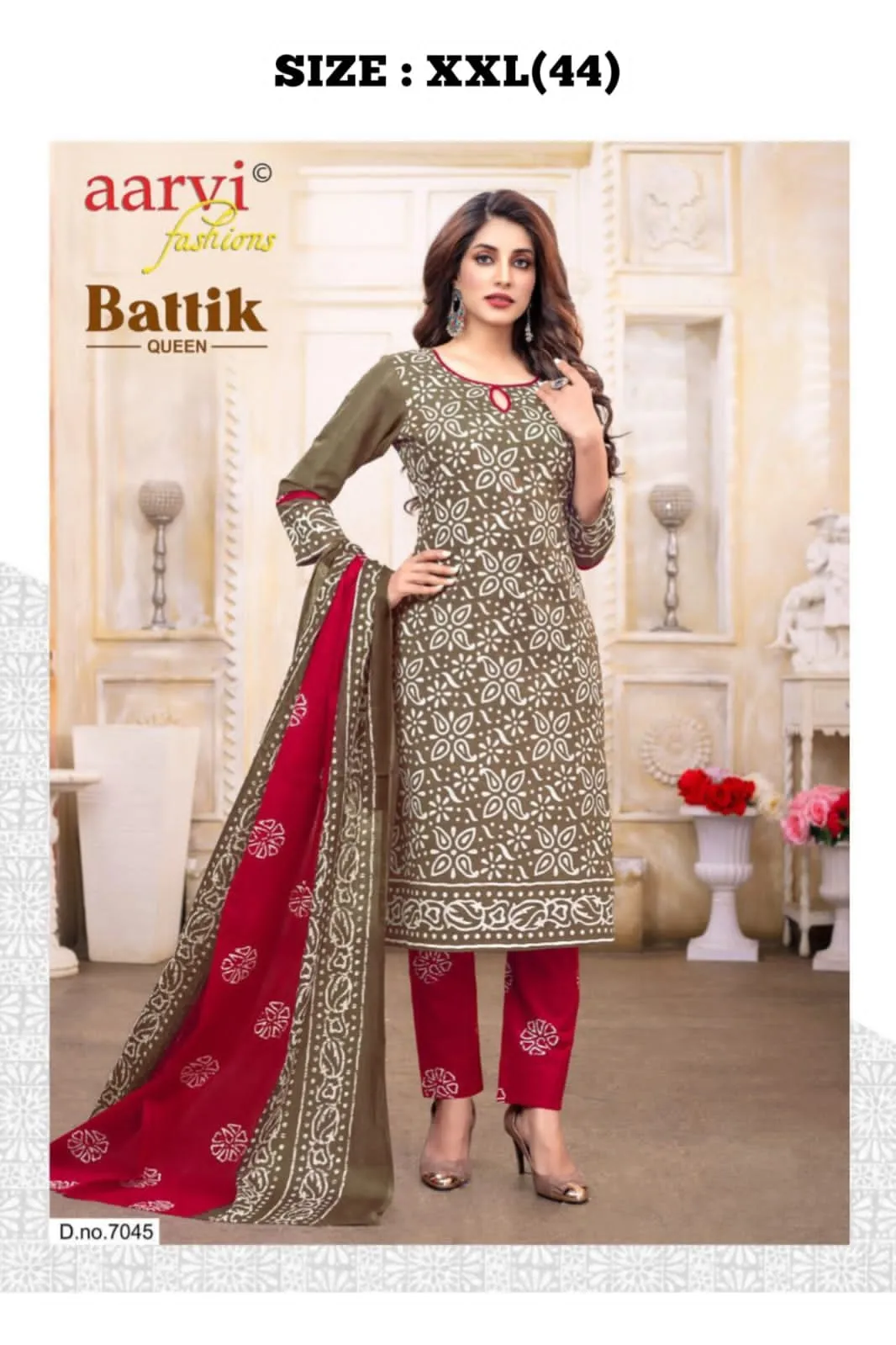 AARVI BATTIK QUEEN VOL 1 FANCY SUIT