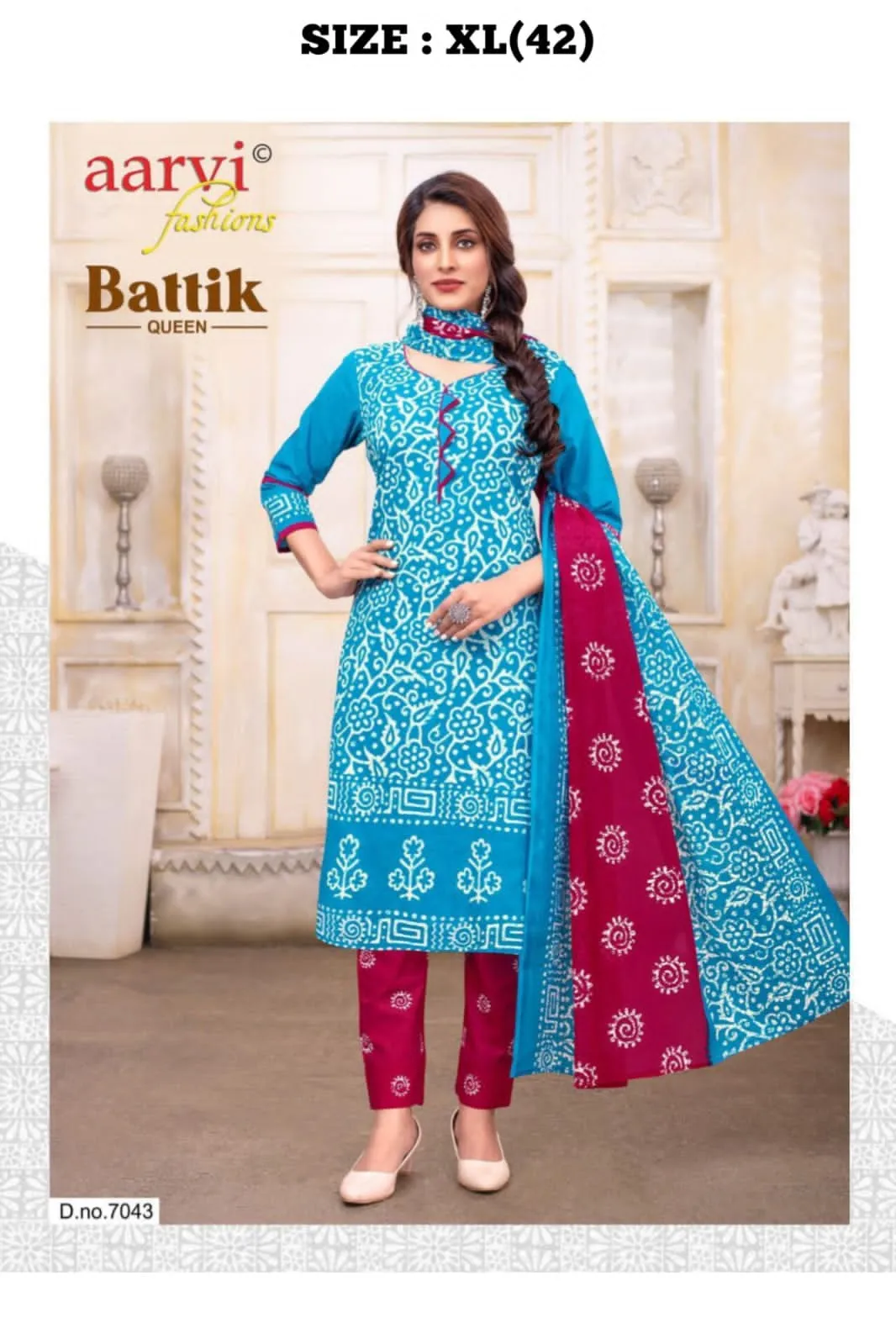 AARVI BATTIK QUEEN VOL 1 FANCY SUIT
