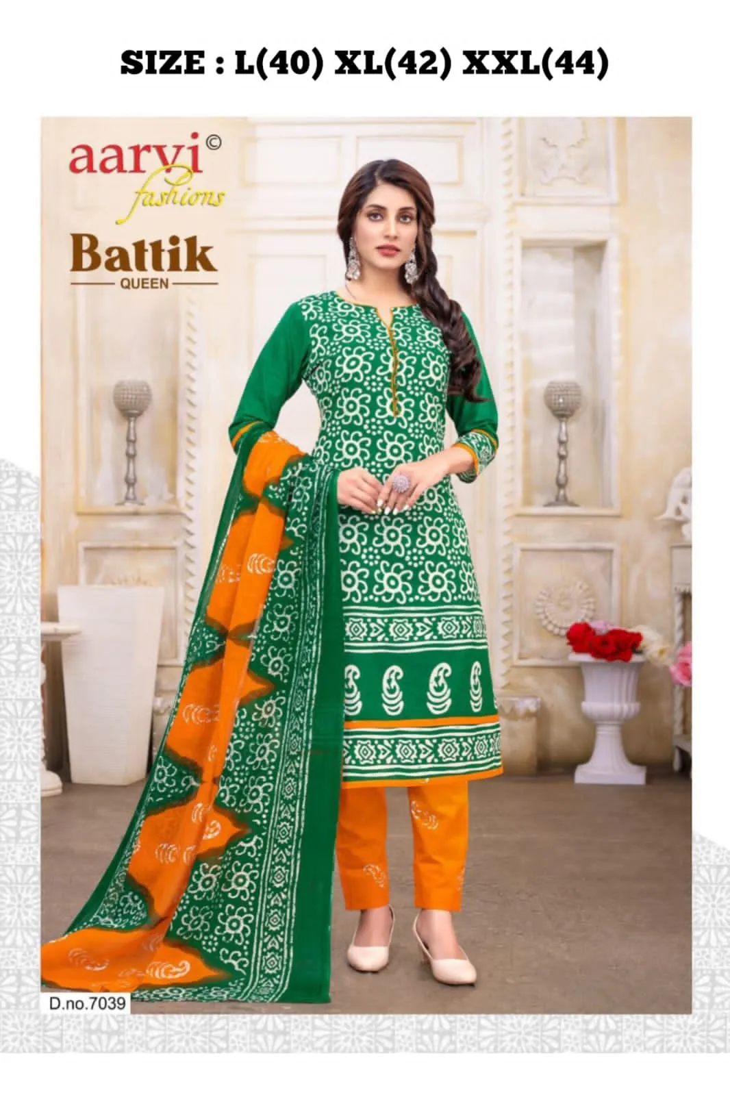 AARVI BATTIK QUEEN VOL 1 FANCY SUIT