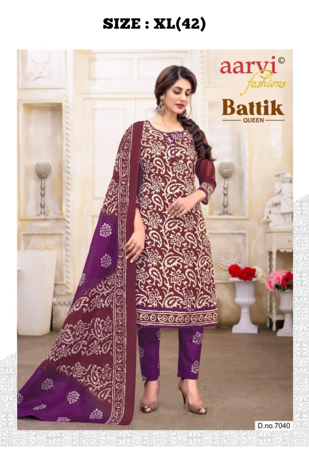 AARVI BATTIK QUEEN VOL 1 FANCY SUIT