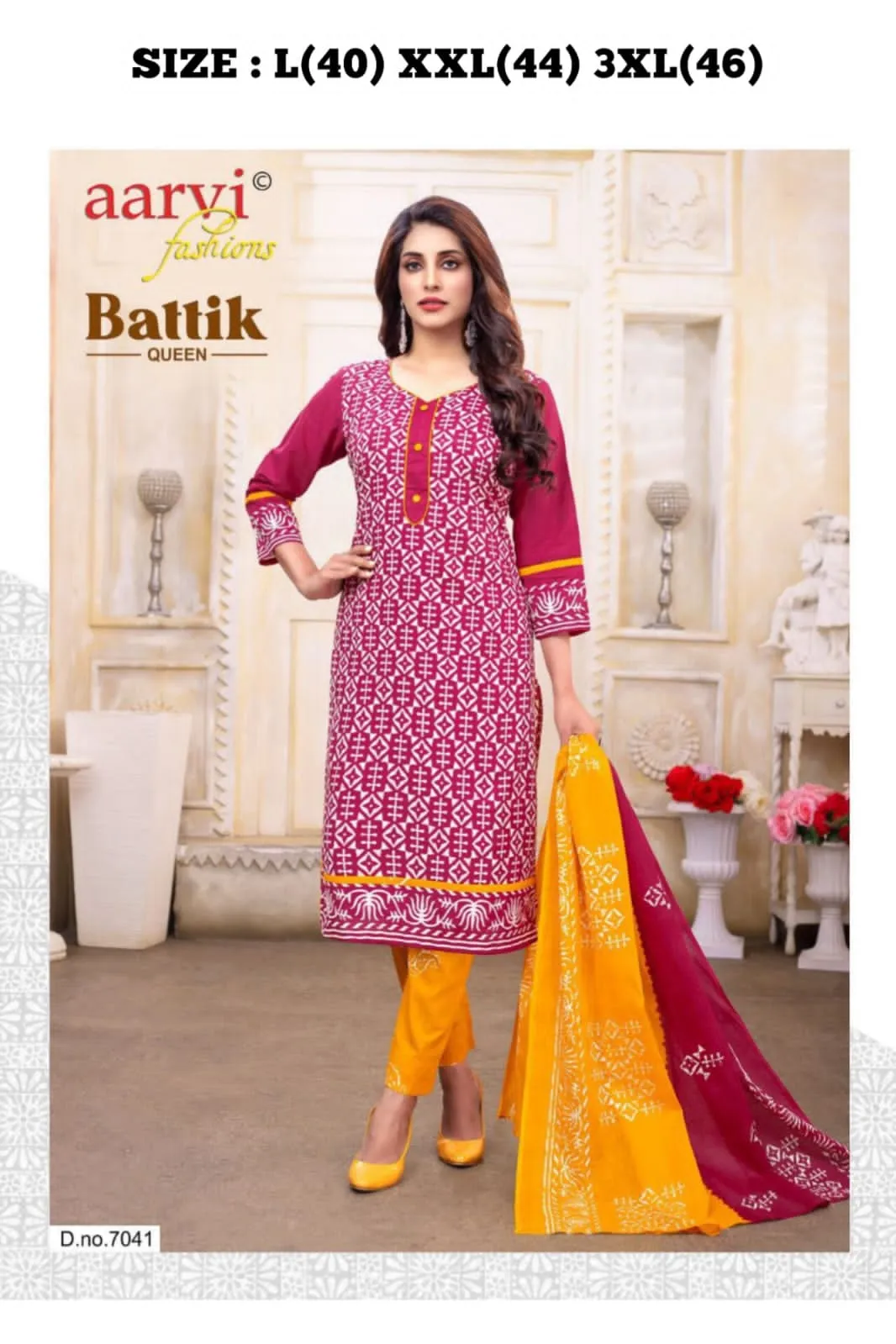 AARVI BATTIK QUEEN VOL 1 FANCY SUIT