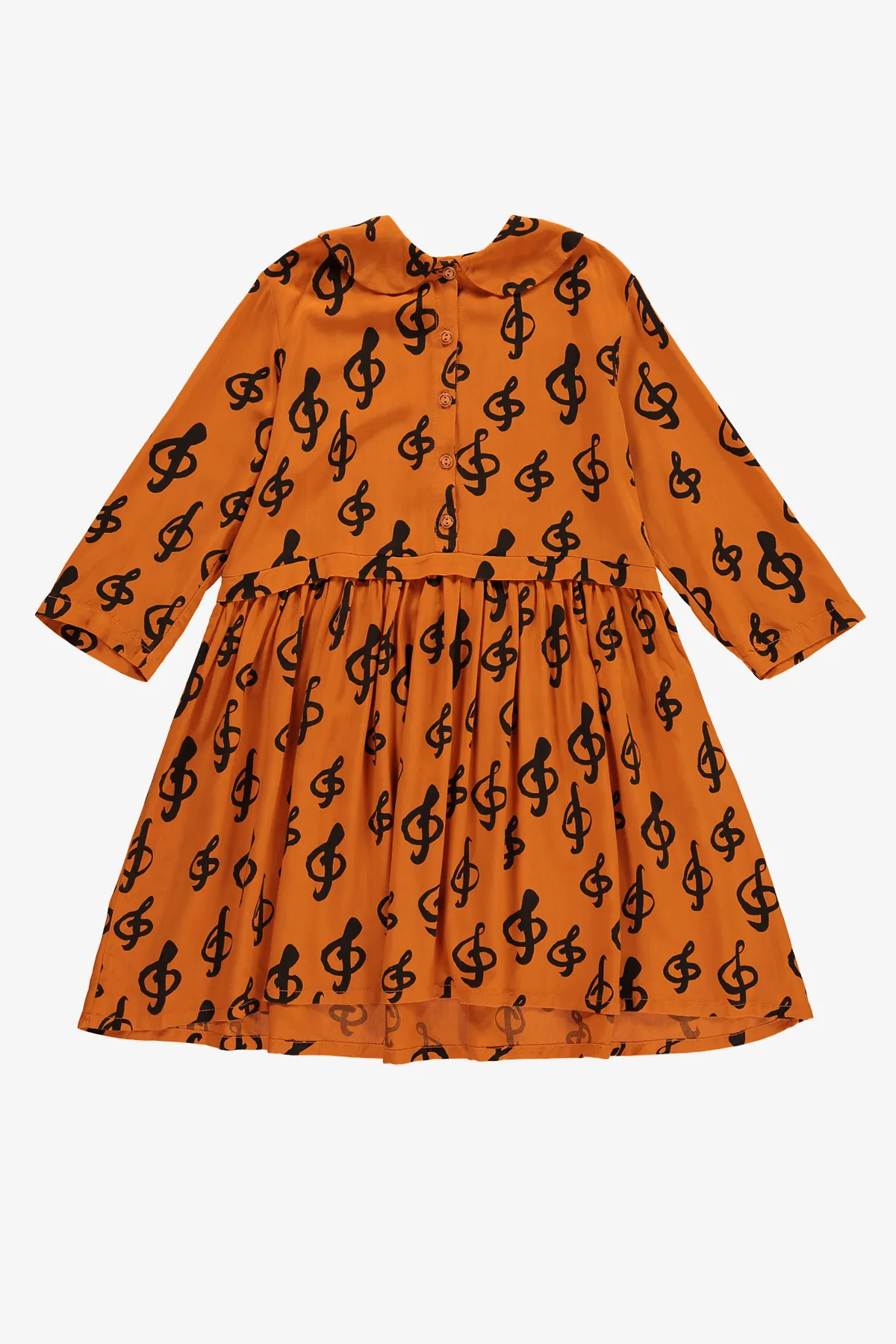 Beau Loves Music Collar Girls Dress (Size 4/5 left)
