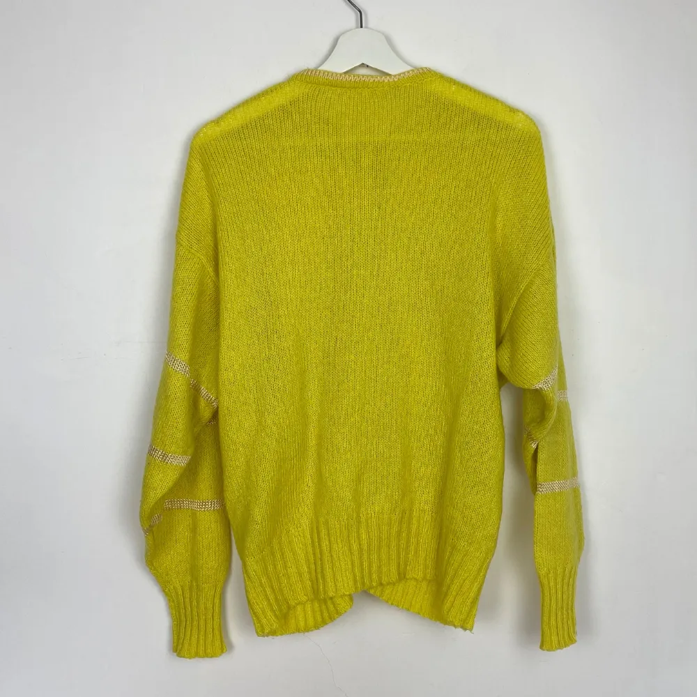 Bright Yellow Cardigan - MEDIUM