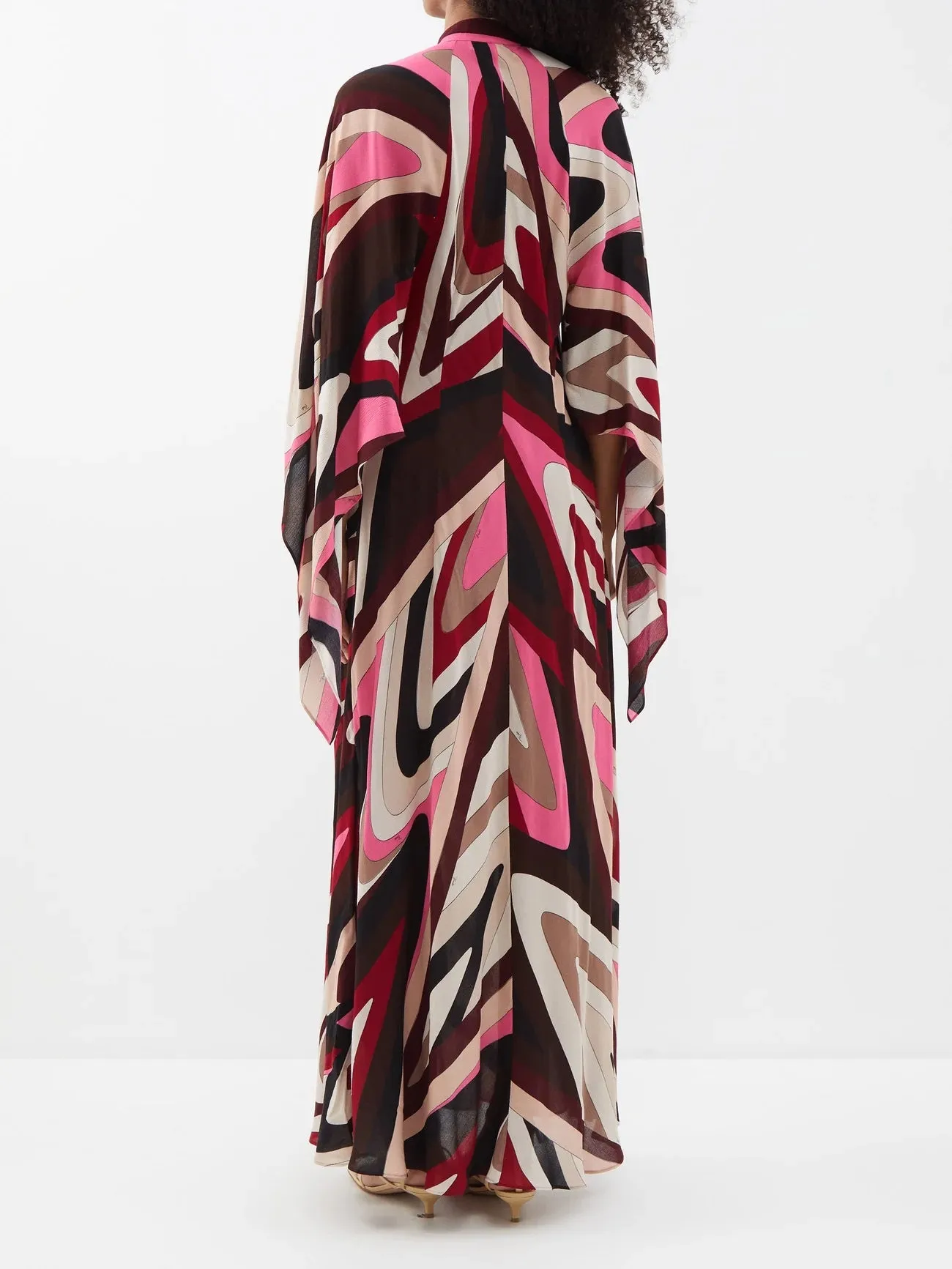 French Moss Luxury Printed Long Kaftan Women's