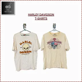 HARLEY DAVIDSON T-SHIRTS (BUNDLE OF 3) - 50 PCS