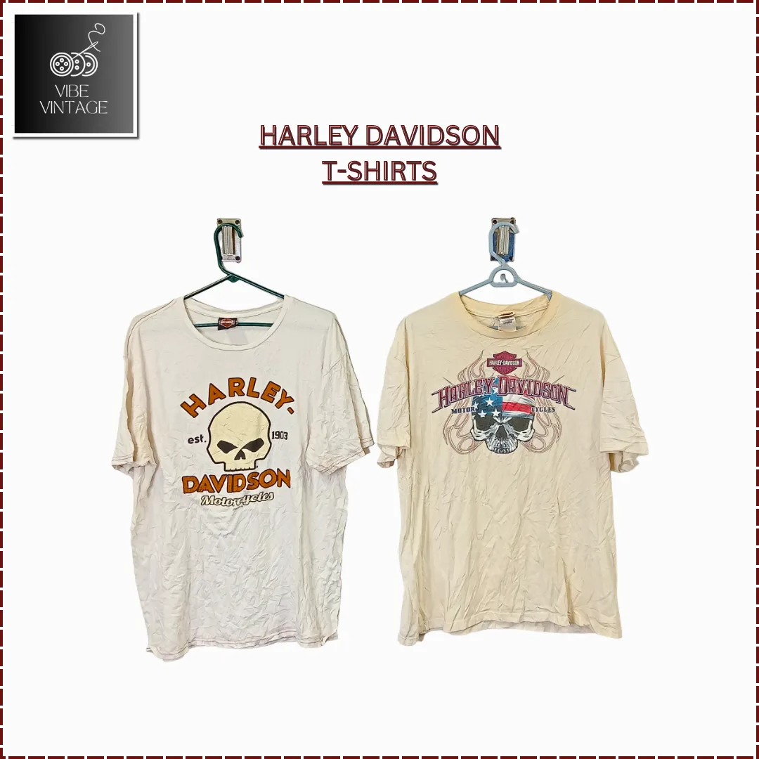 HARLEY DAVIDSON T-SHIRTS (BUNDLE OF 3) - 50 PCS