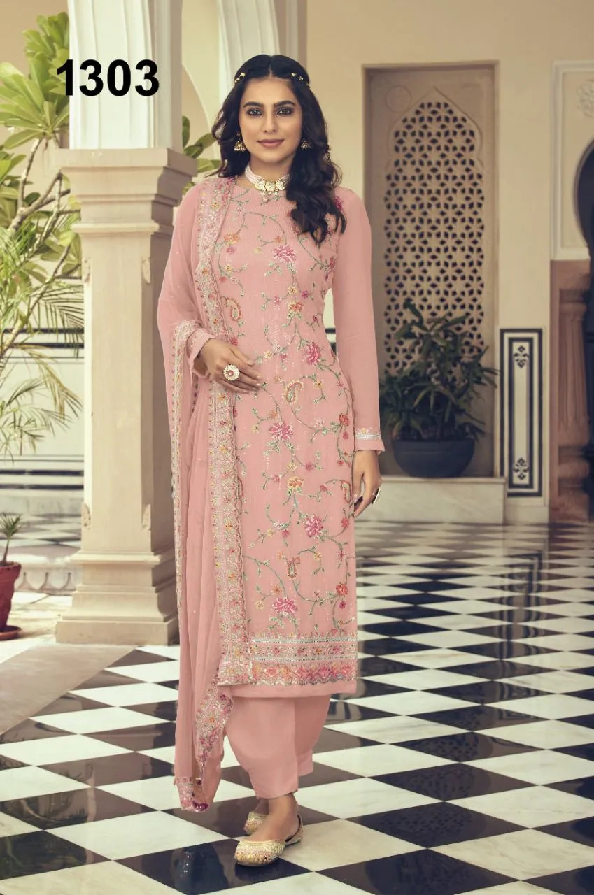 NAZNEEN RAKSHA 1300 SERIES HEAVY SANTON SUIT