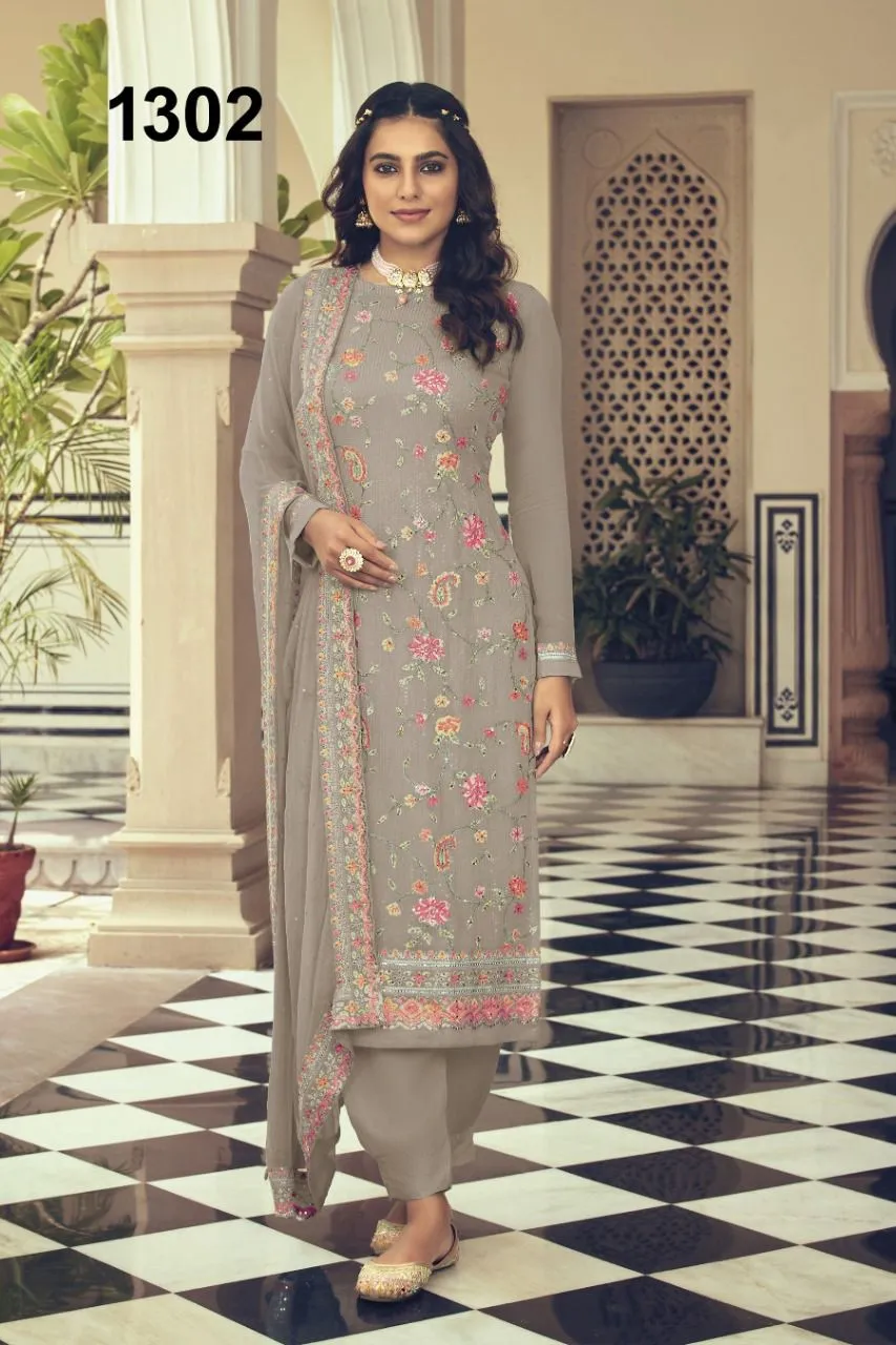 NAZNEEN RAKSHA 1300 SERIES HEAVY SANTON SUIT