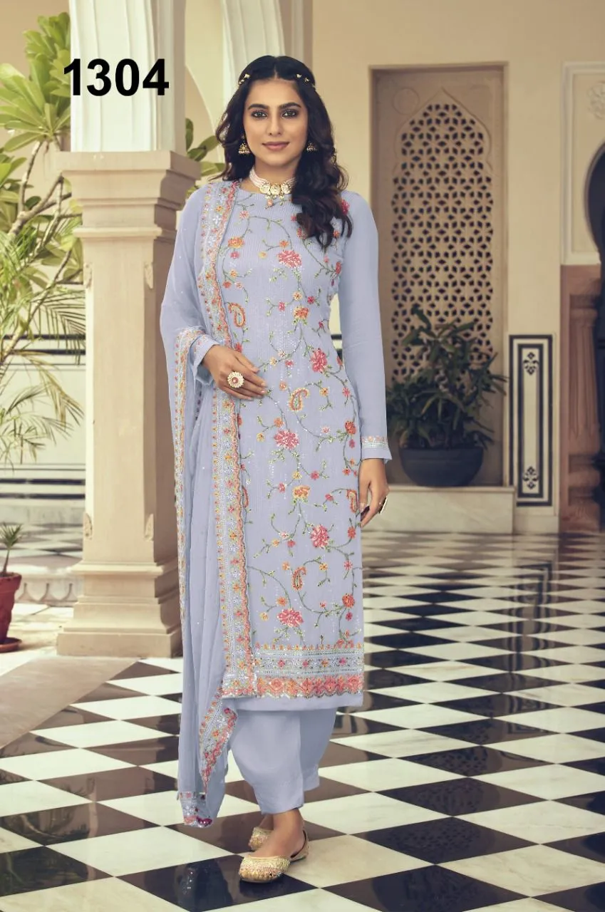 NAZNEEN RAKSHA 1300 SERIES HEAVY SANTON SUIT