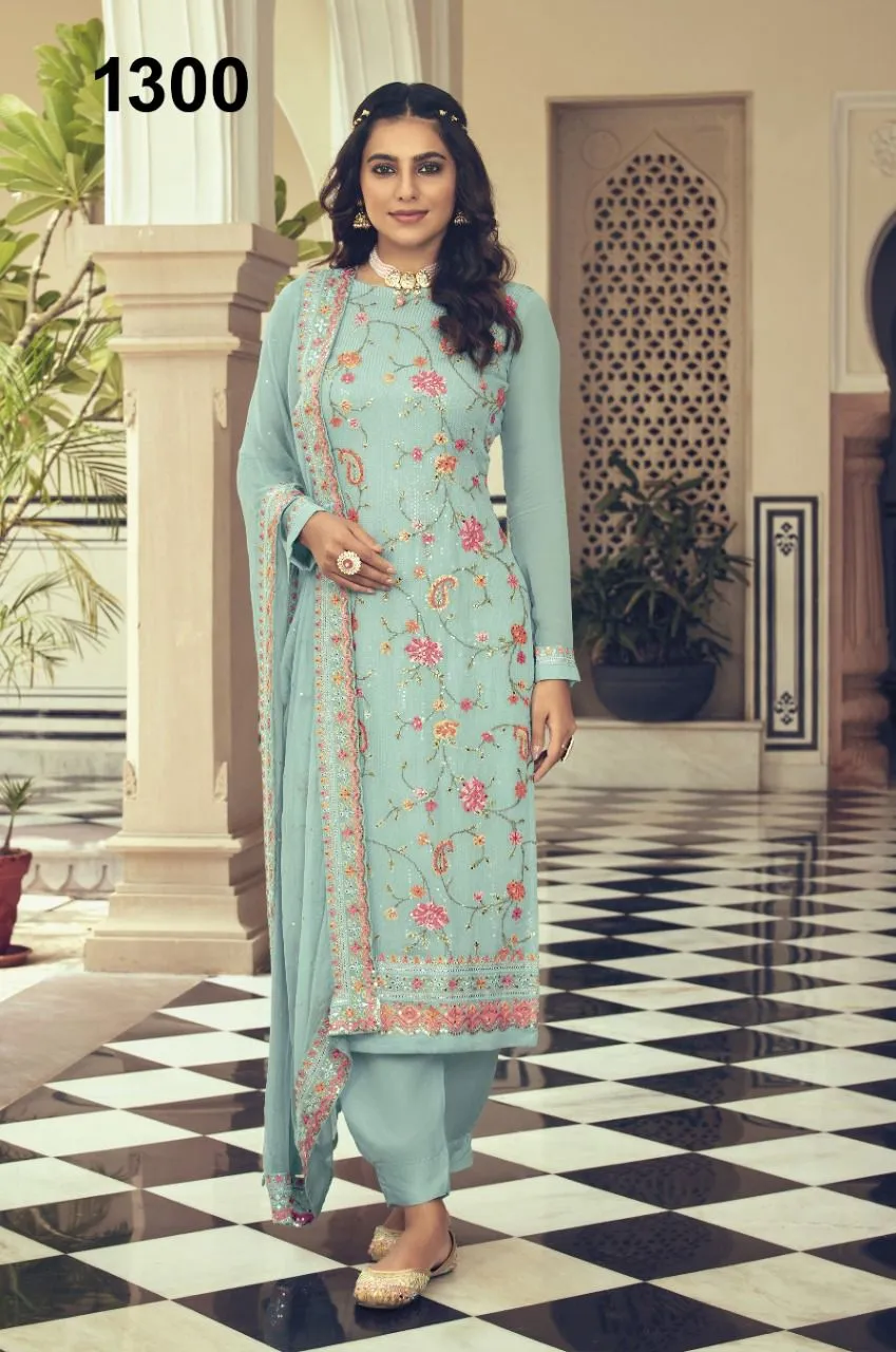 NAZNEEN RAKSHA 1300 SERIES HEAVY SANTON SUIT
