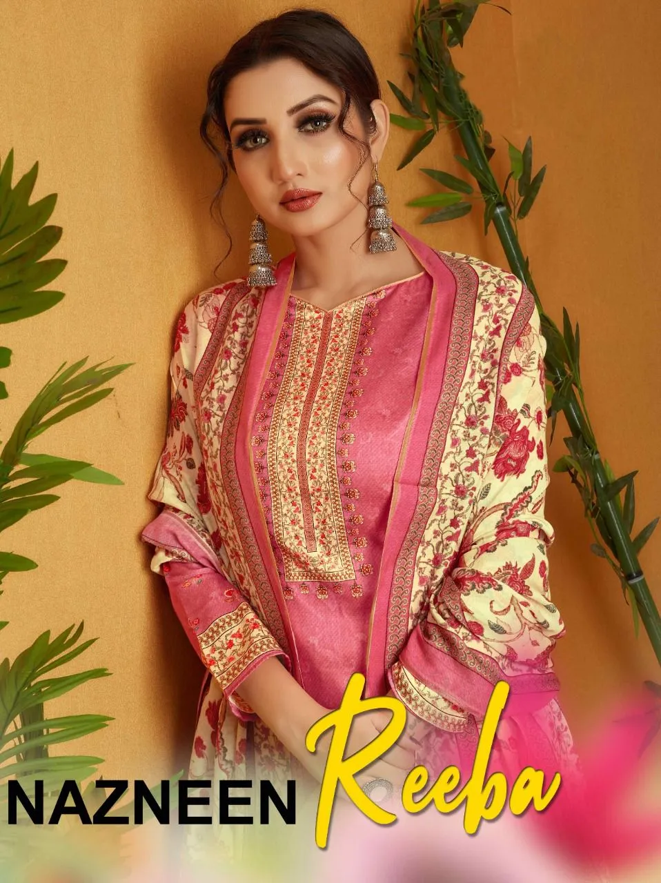 NAZNEEN REEBA 1274 SERIES  DIGITAL PRINT SUIT