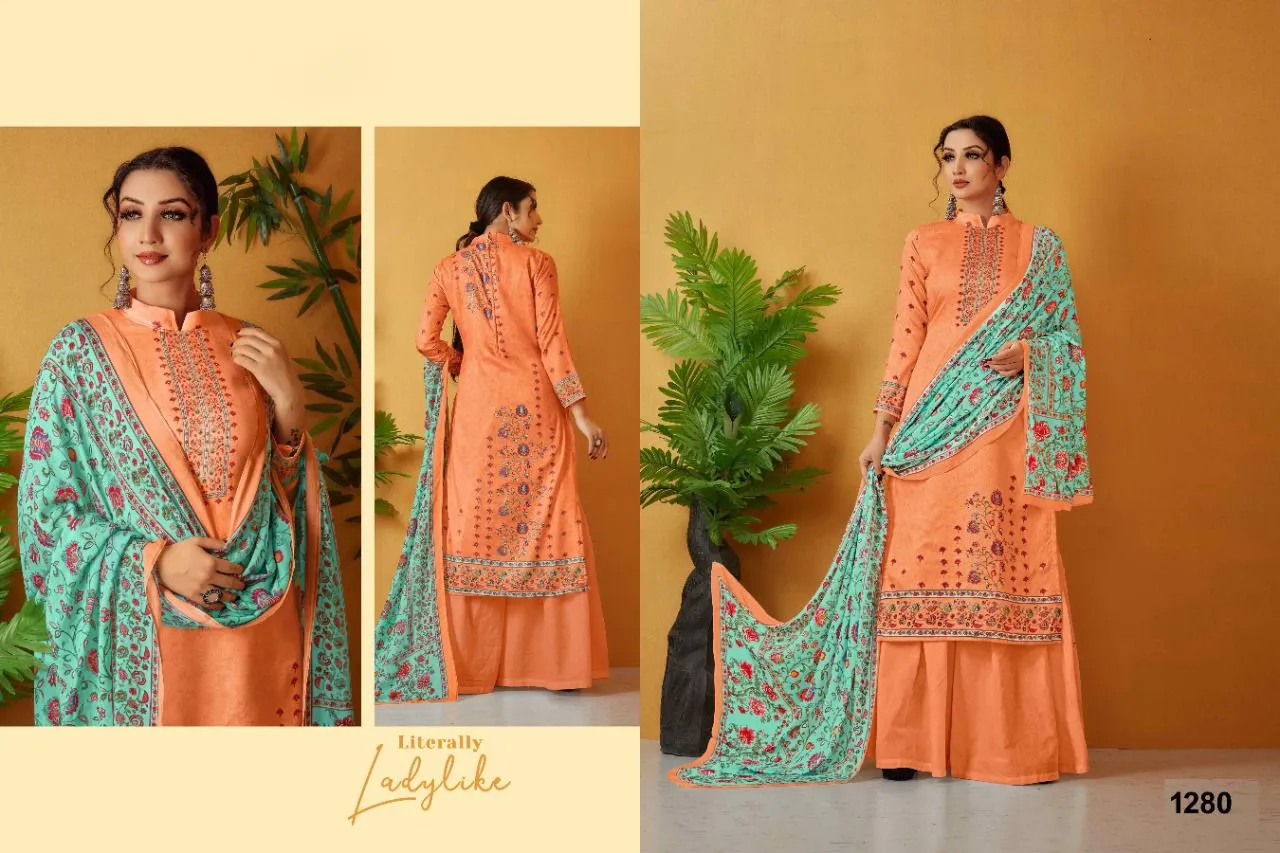 NAZNEEN REEBA 1274 SERIES  DIGITAL PRINT SUIT
