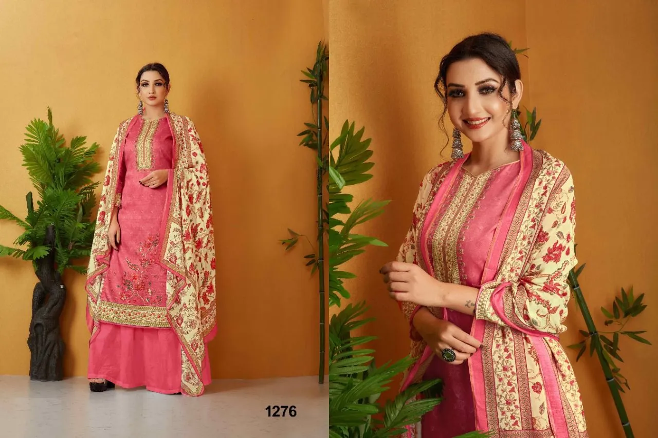 NAZNEEN REEBA 1274 SERIES  DIGITAL PRINT SUIT