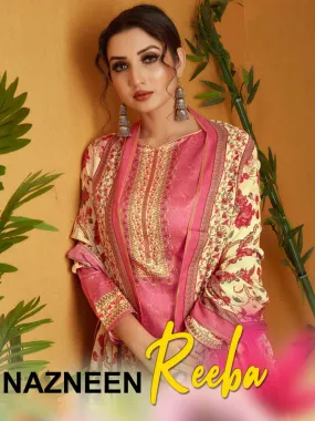 NAZNEEN REEBA 1274 SERIES  DIGITAL PRINT SUIT