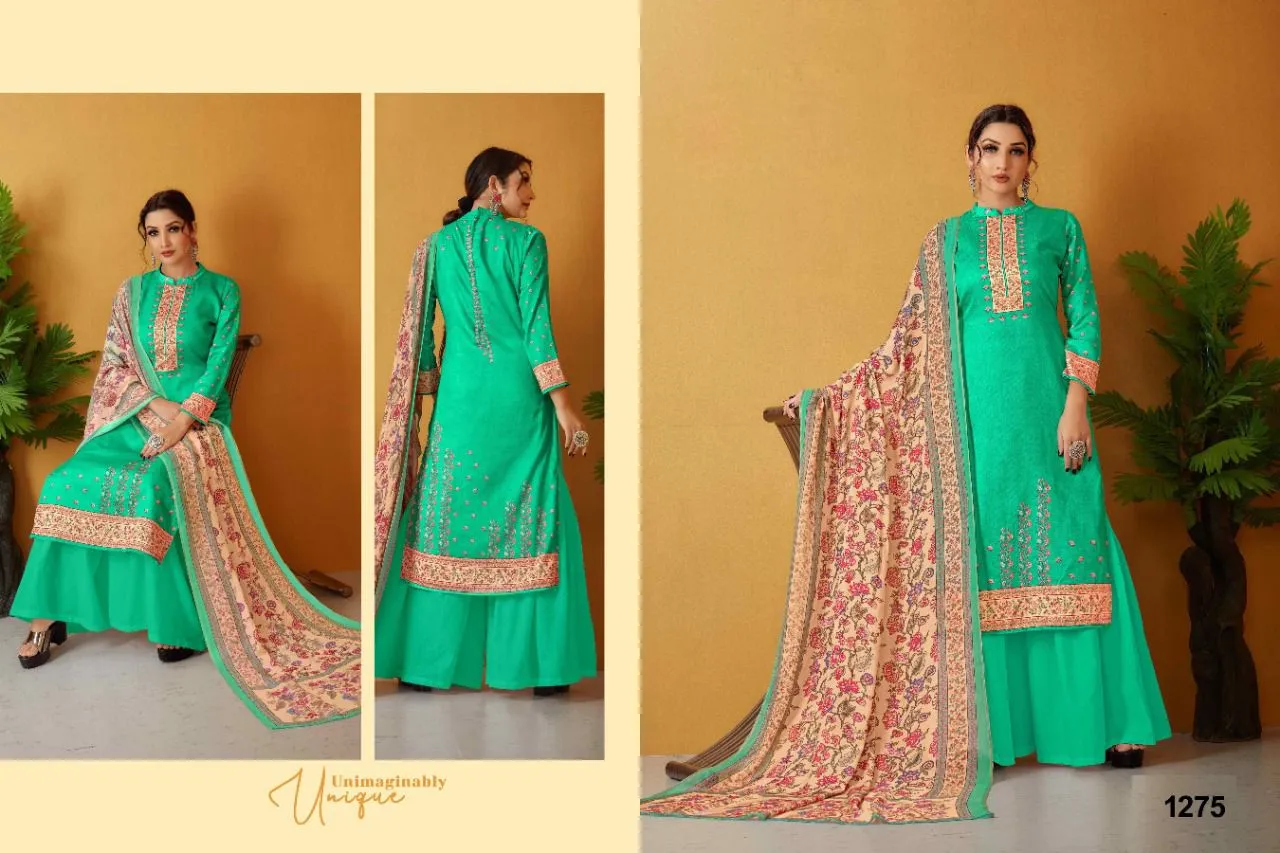 NAZNEEN REEBA 1274 SERIES  DIGITAL PRINT SUIT