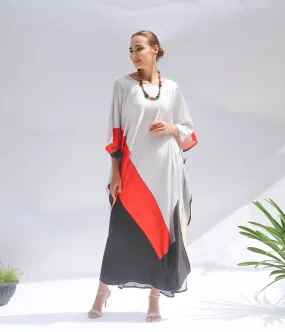 Premium Satin Silk Kaftan, Casual Wear Women's Kaftan
