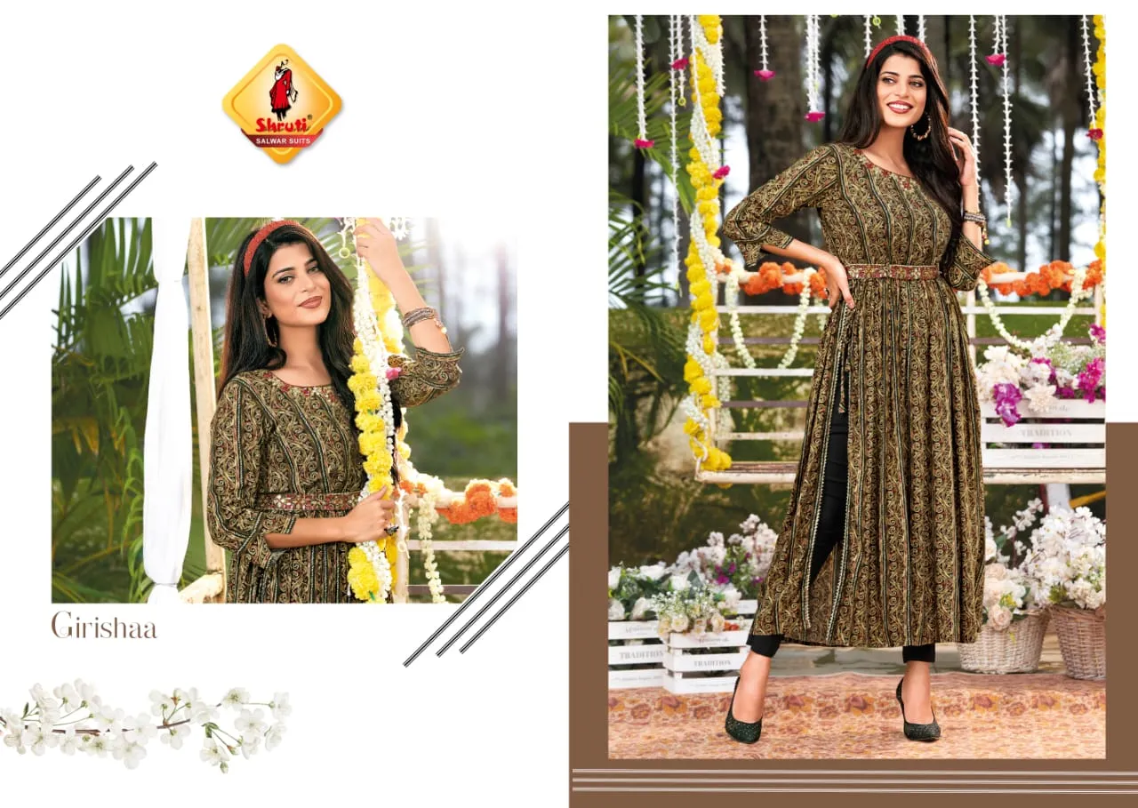 Saheli Exclusive Naira Cut Kurti