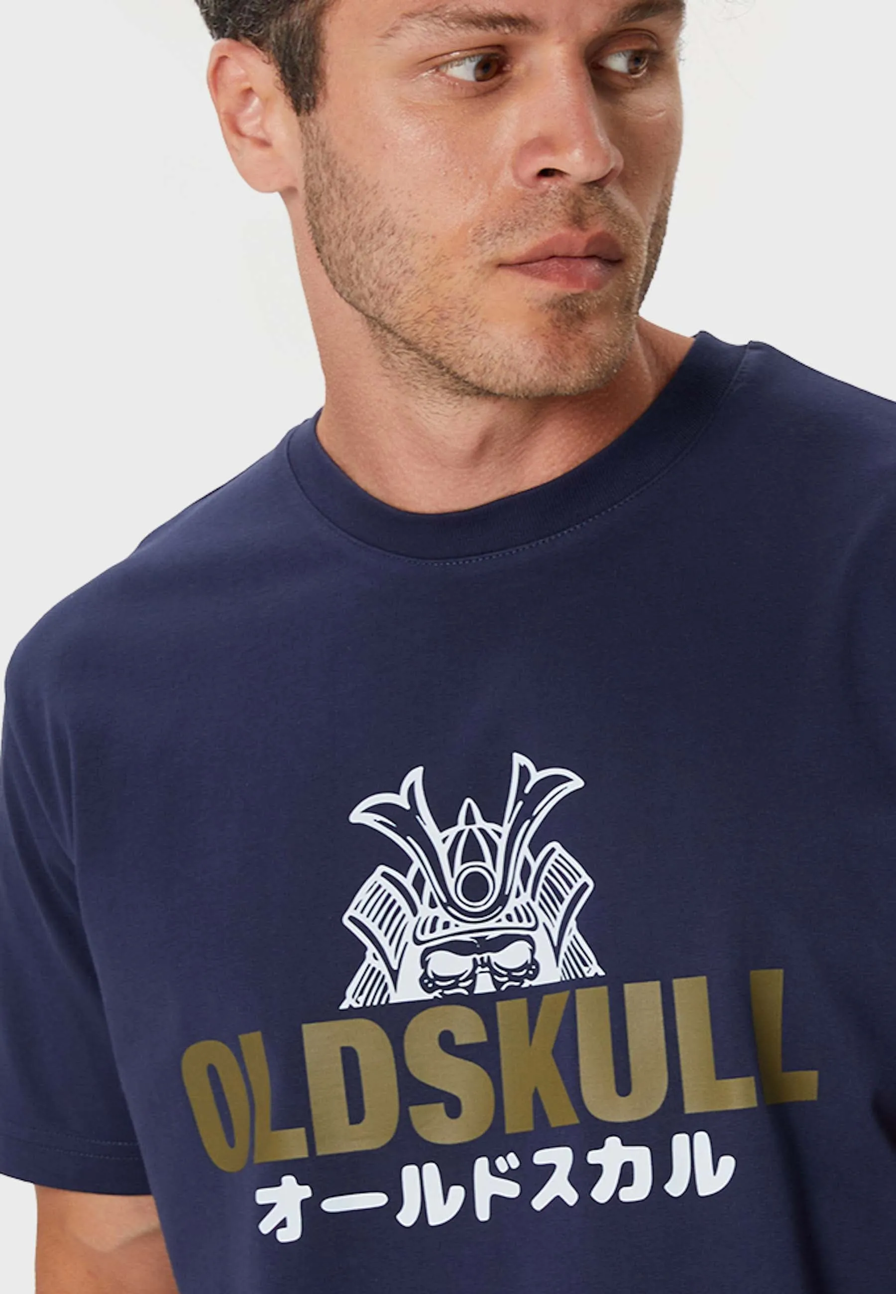 Samurai Logo 24 T-Shirt Navy Blue