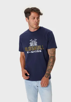 Samurai Logo 24 T-Shirt Navy Blue