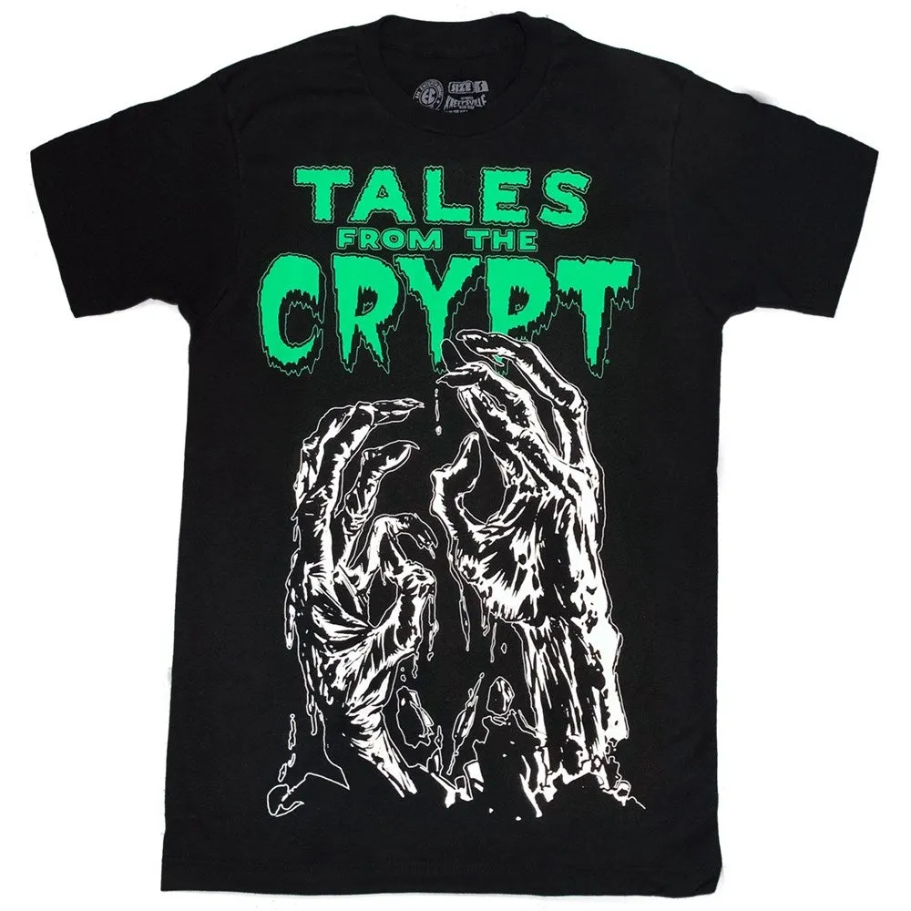 Tales From The Crypt Glow Hands T-shirt