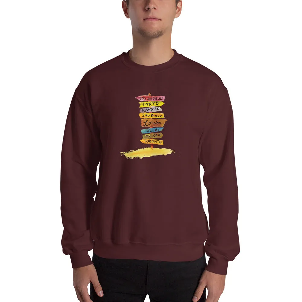 Travel Diaries Men's Sweatshirt