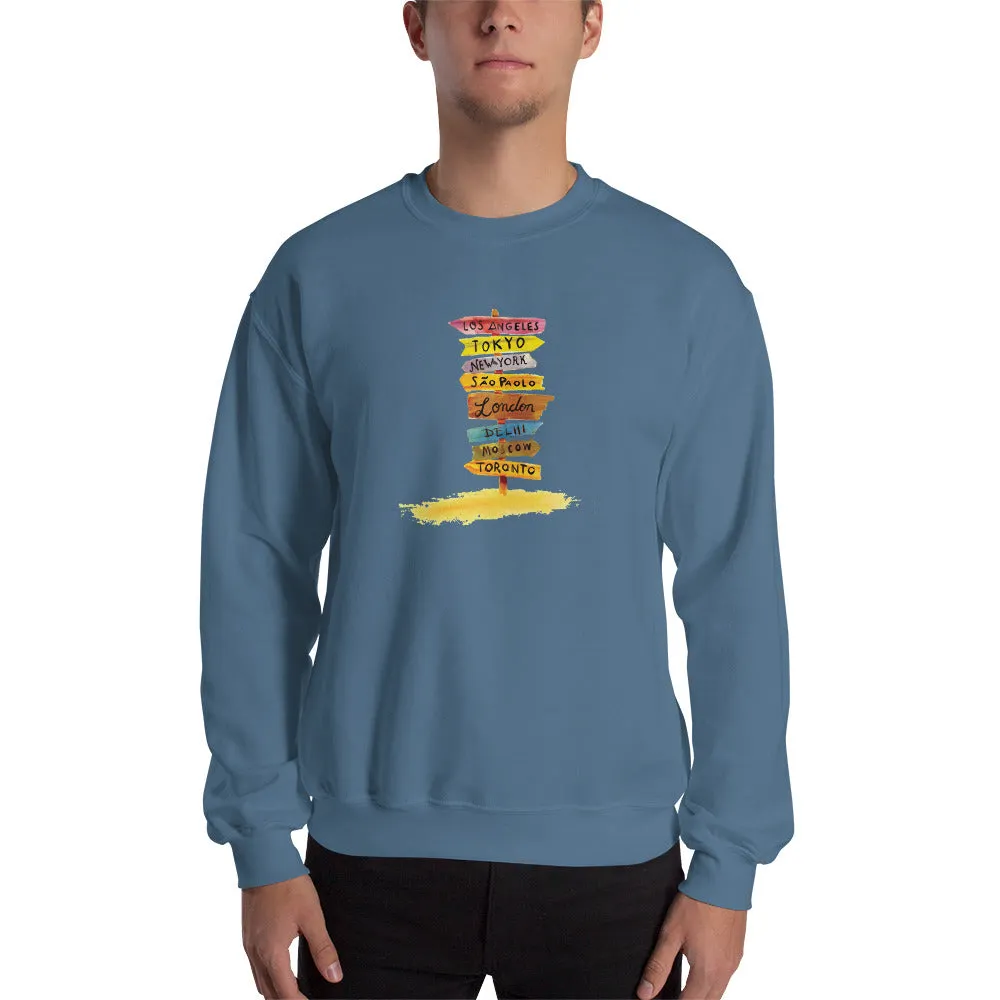 Travel Diaries Men's Sweatshirt