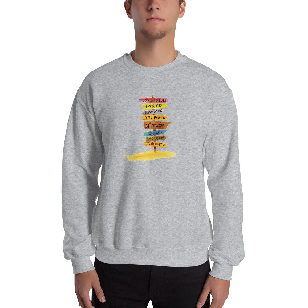 Travel Diaries Men's Sweatshirt