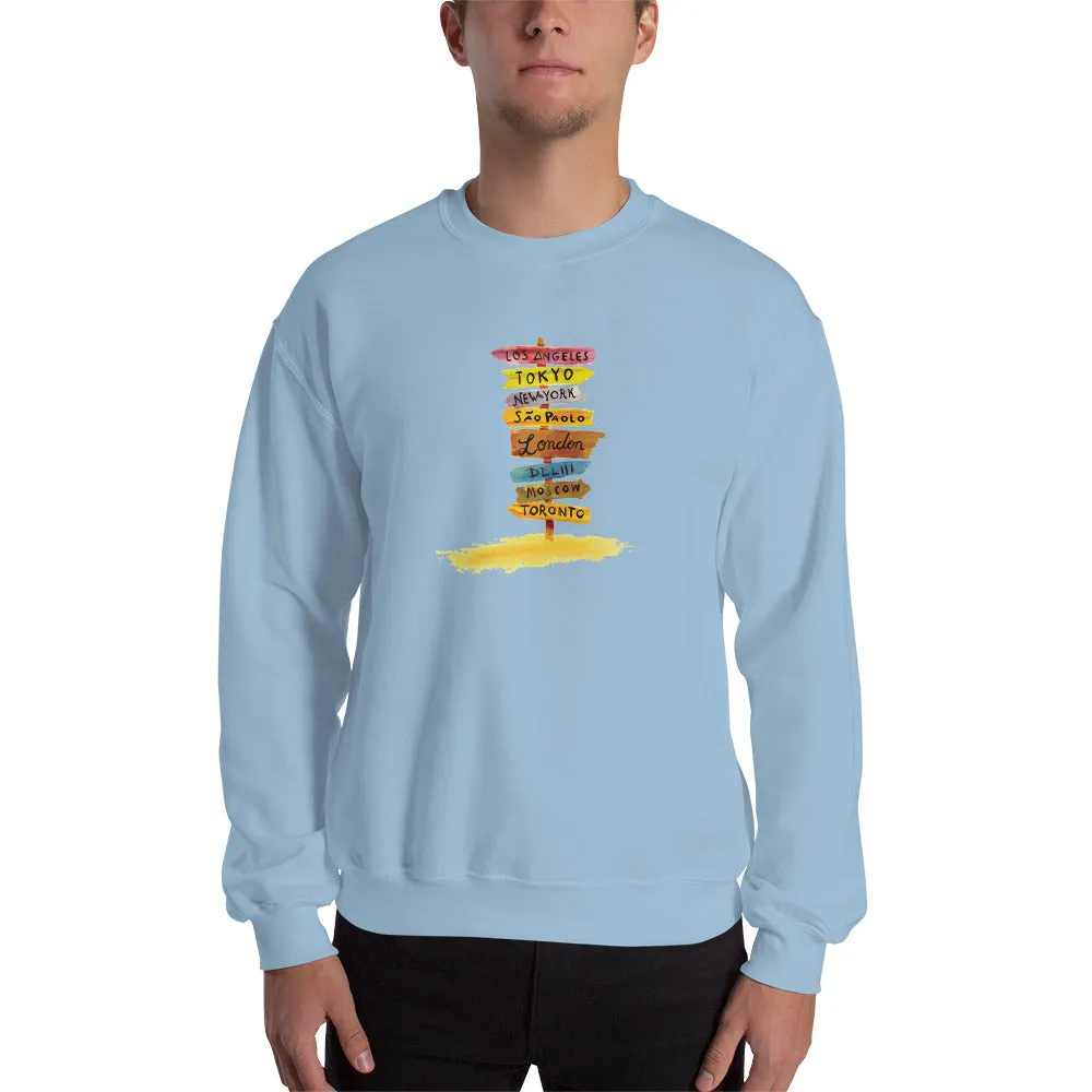 Travel Diaries Men's Sweatshirt