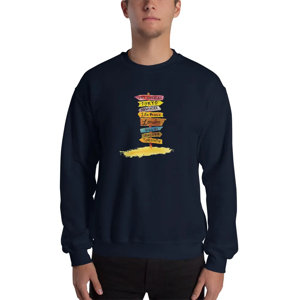 Travel Diaries Men's Sweatshirt