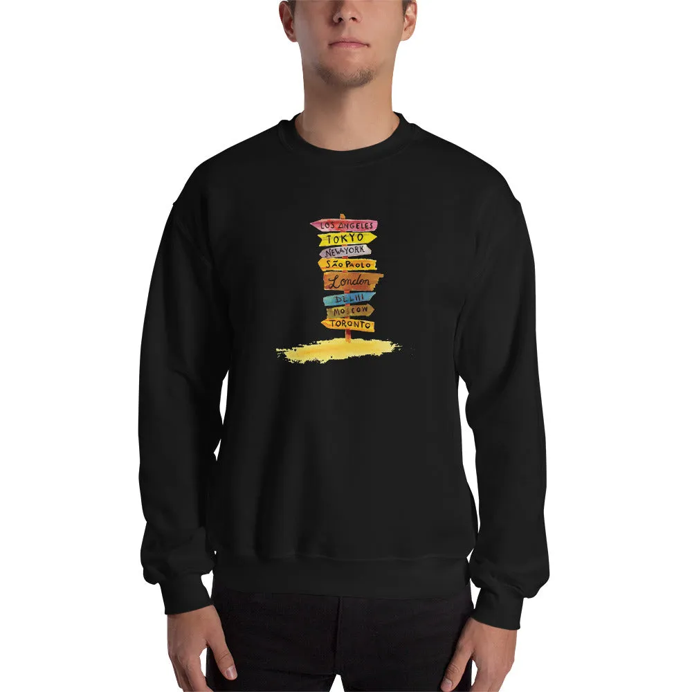 Travel Diaries Men's Sweatshirt