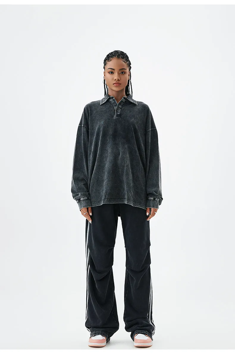 Urban | Washed Polo Sweatshirt