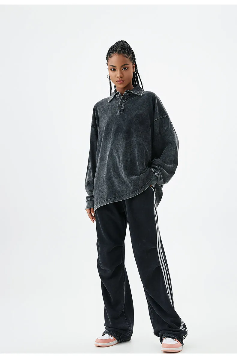 Urban | Washed Polo Sweatshirt