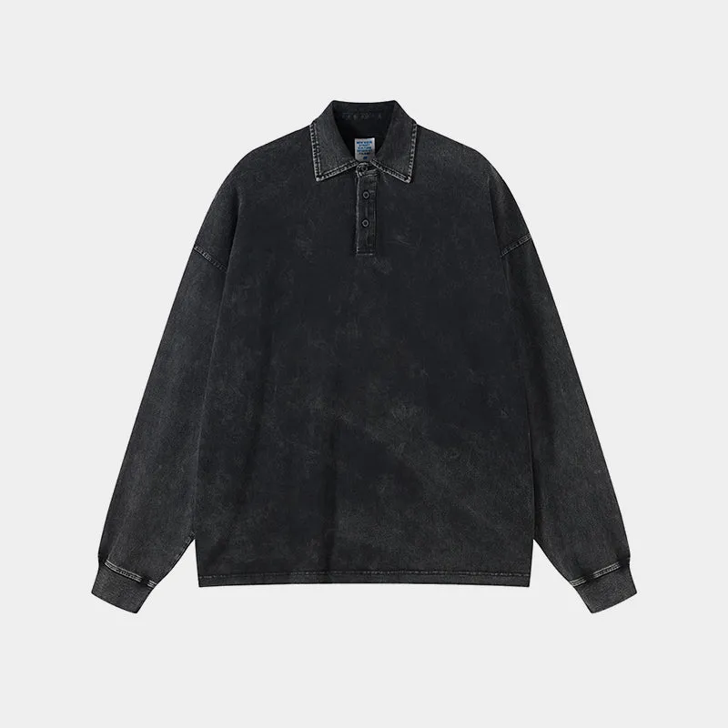 Urban | Washed Polo Sweatshirt
