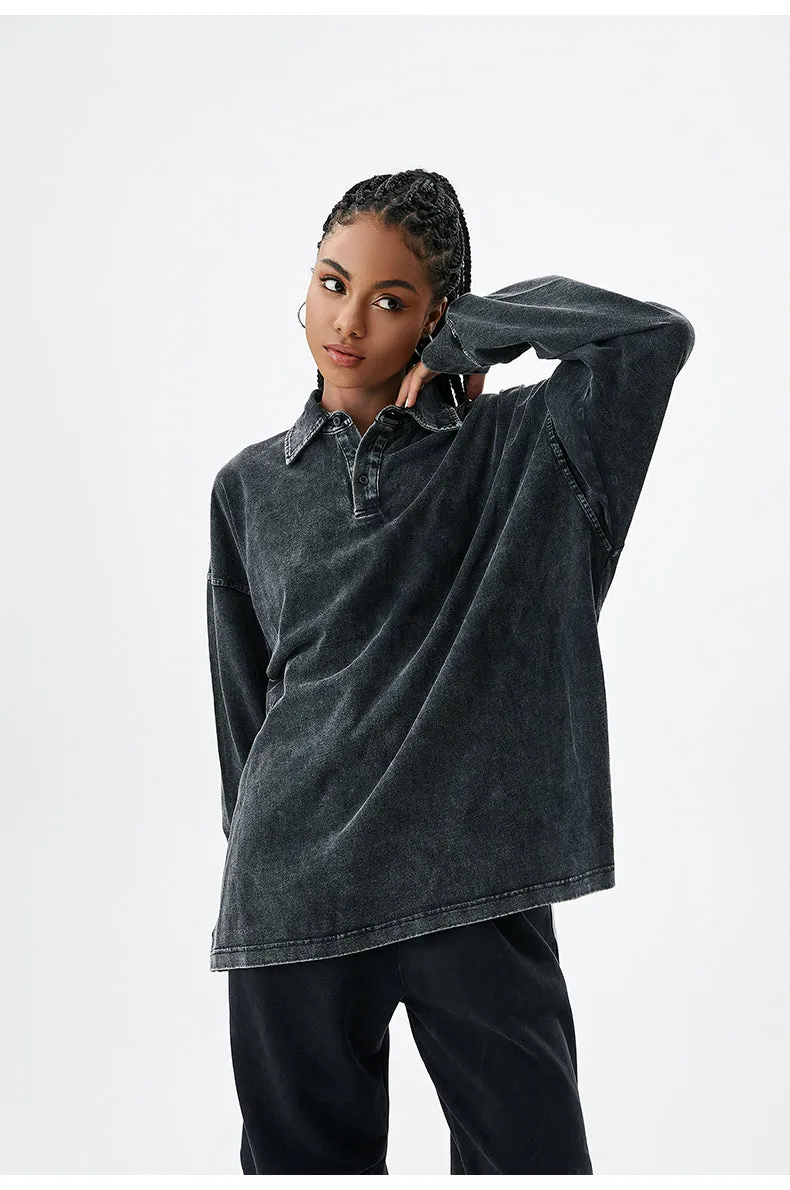 Urban | Washed Polo Sweatshirt