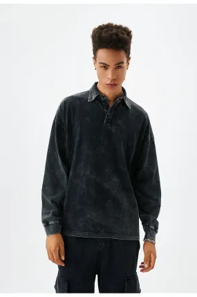 Urban | Washed Polo Sweatshirt