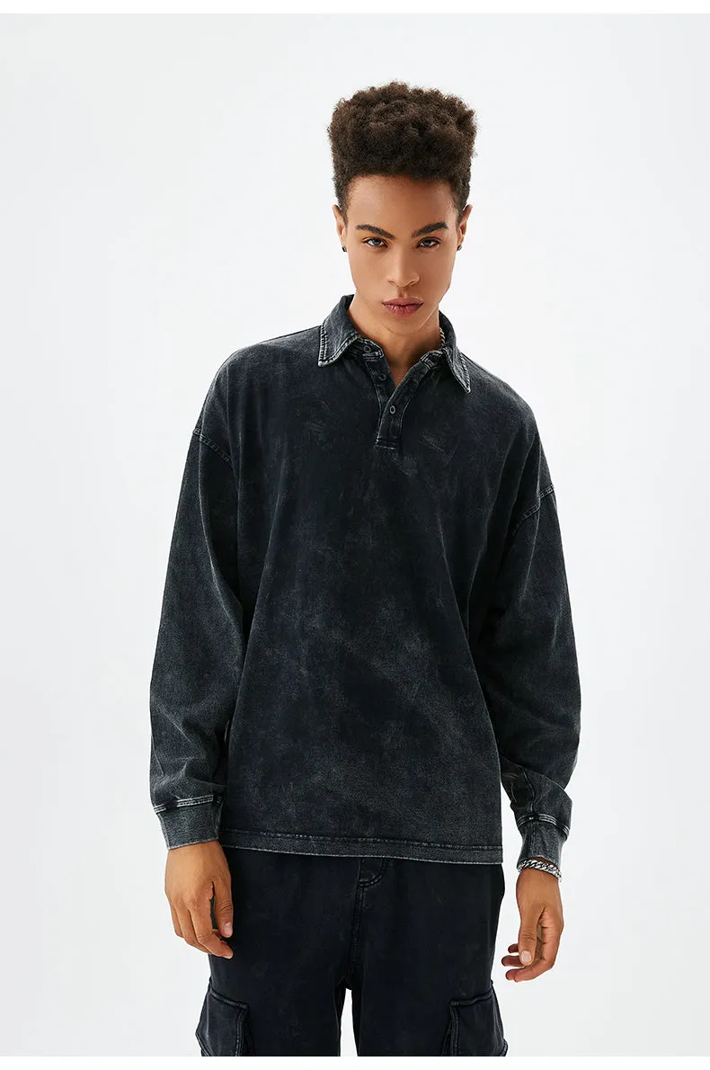 Urban | Washed Polo Sweatshirt