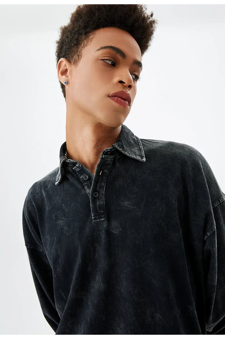 Urban | Washed Polo Sweatshirt