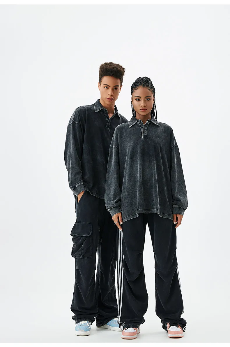 Urban | Washed Polo Sweatshirt