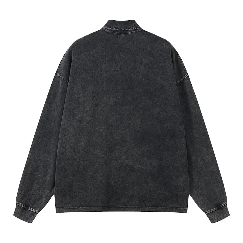 Urban | Washed Polo Sweatshirt