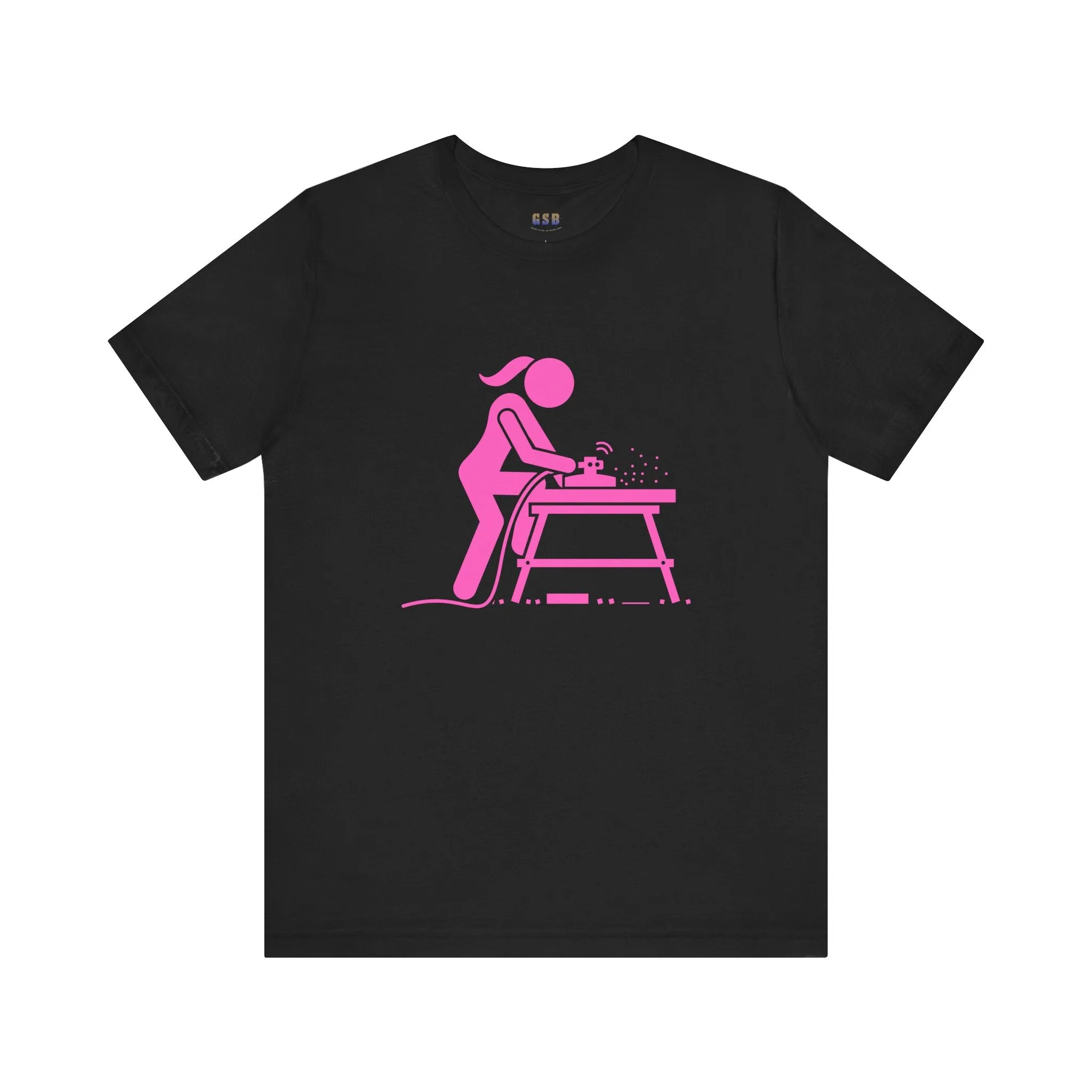 Woman Sanding T-shirt