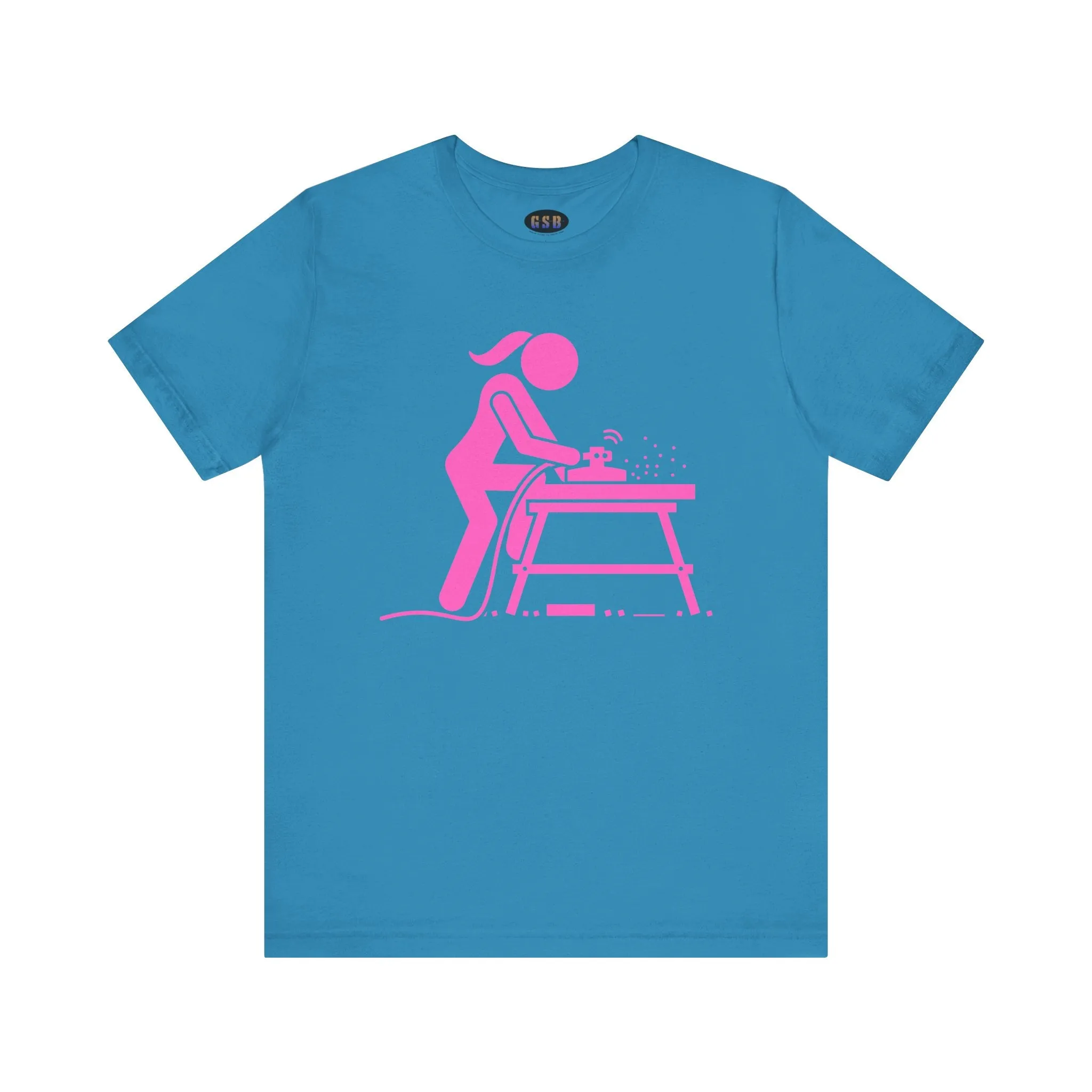 Woman Sanding T-shirt